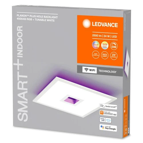 Panneau lumineux LED LEDVANCE SMART+ WiFi, blanc, 24W, 2500lm