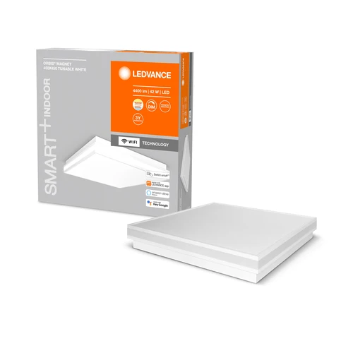 LEDVANCE Wifi SMART+ ORBIS MAGNET Plafonnier LED 45x45cm Tunable Blanc 42W / 3000-6500K blanc