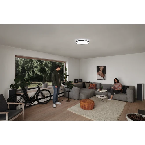 LEDVANCE Wifi SMART+ ORBIS LISA Plafonnier LED 50cm réglable blanc 30W / 2700-6500K noir