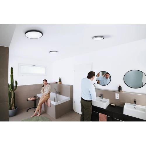 LEDVANCE Wifi SMART+ ORBIS DISC Plafonnier salle de bain LED 40cm réglable blanc 25W / 3000-6500K