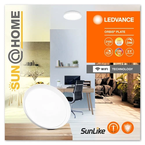 LEDVANCE Wifi SUN@HOME ORBIS PLAQUE plafonnier 43cm 26W / 2200-5000K