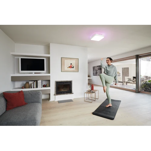 LEDVANCE Wifi SMART+ ORBIS BACKLIGHT plafonnier LED RGBW multicolore 35x35cm blanc tunable 28W / 3000-6500K blanc