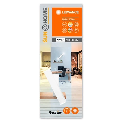 LEDVANCE Wifi SUN@HOME ORBIS CROSS Applique murale LED 12W / 2200-5000K