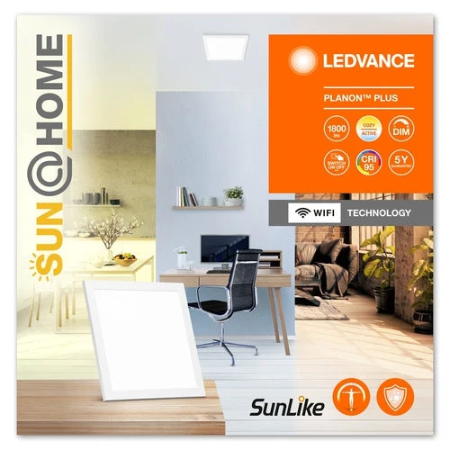 LEDVANCE Wifi SUN@HOME PLANON PLUS Plafonnier 30x30cm 20W / 2200-5000K