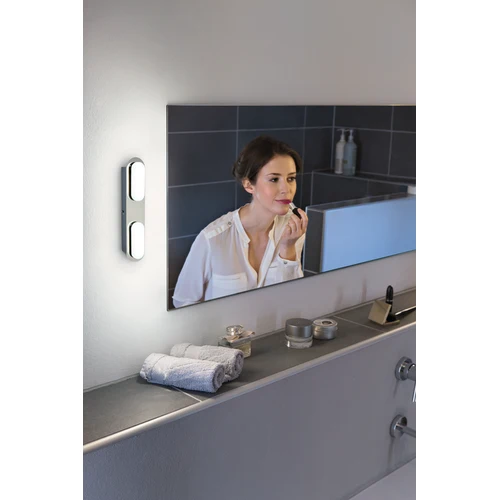 LEDVANCE Wifi SMART+ ORBIS DUPLO Applique murale LED pour salle de bain 30cm blanc tunable 15W / 3000-6500K blanc