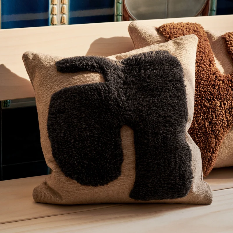 Ferm Living Lay Cushion - Rectangular - Sand/Sugar Kelp