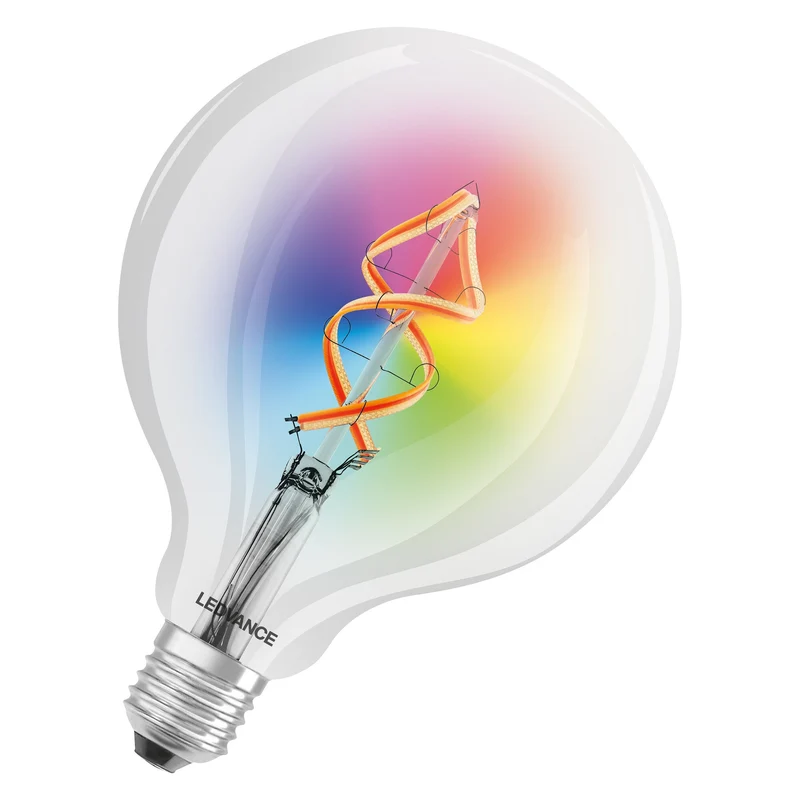 Ampoule LEDVANCE Wifi SMART+ filament Globe125 30 RGBW multicolore (ex 60W) 4,5W E27