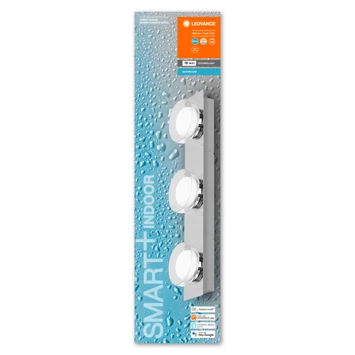 LEDVANCE Wifi SMART+ ORBIS Applique murale salle de bain LED RONDE 48cm réglable blanc 18W / 3000-6500K