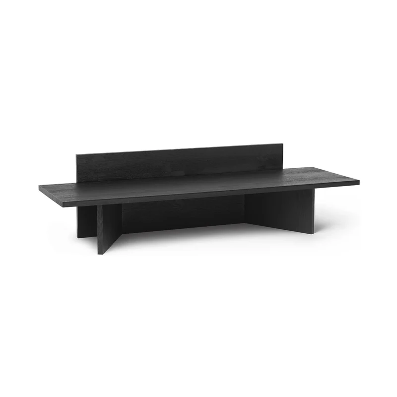 Ferm Living Oblique Bench - Black Stained Ash
