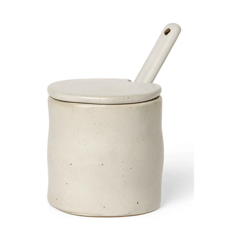 Ferm Living Flow Jar with spoon