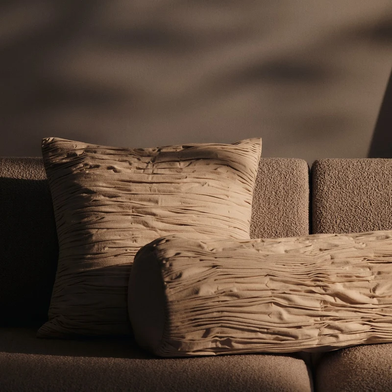 Ferm Living Falda Smocked Cushion