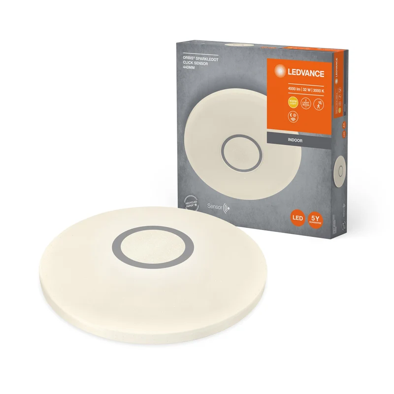 LEDVANCE ORBIS® Applique et plafonnier LED avec capteur 44cm 32W / 3000K blanc chaud