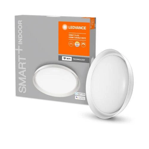 LEDVANCE Wifi SMART+ Orbis Plate Plafonnier LED Tunable Blanc 43cm 24W / 3000-6500K Blanc