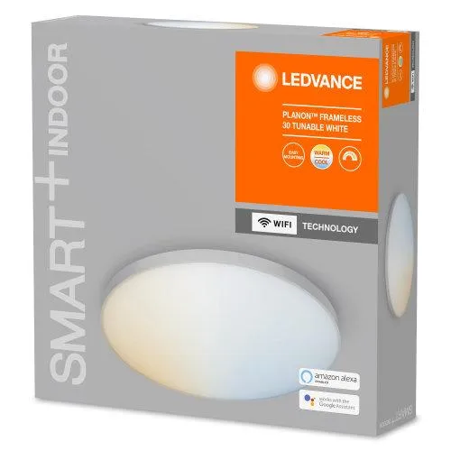 LEDVANCE Wifi SMART+ Planon Plafonnier LED sans cadre Tunable Blanc 30cm 20W / 3000-6500K
