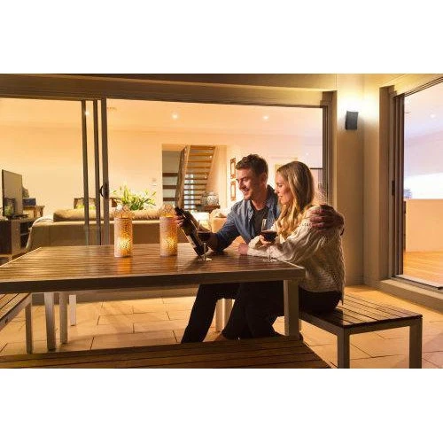 LEDVANCE Wifi SMART+ Outdoor Curve Applique LED RGBW multicolore 9W gris clair