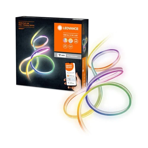 LEDVANCE Wifi SMART+ Néon Flex LED extérieur RGBTW multicolore 3m