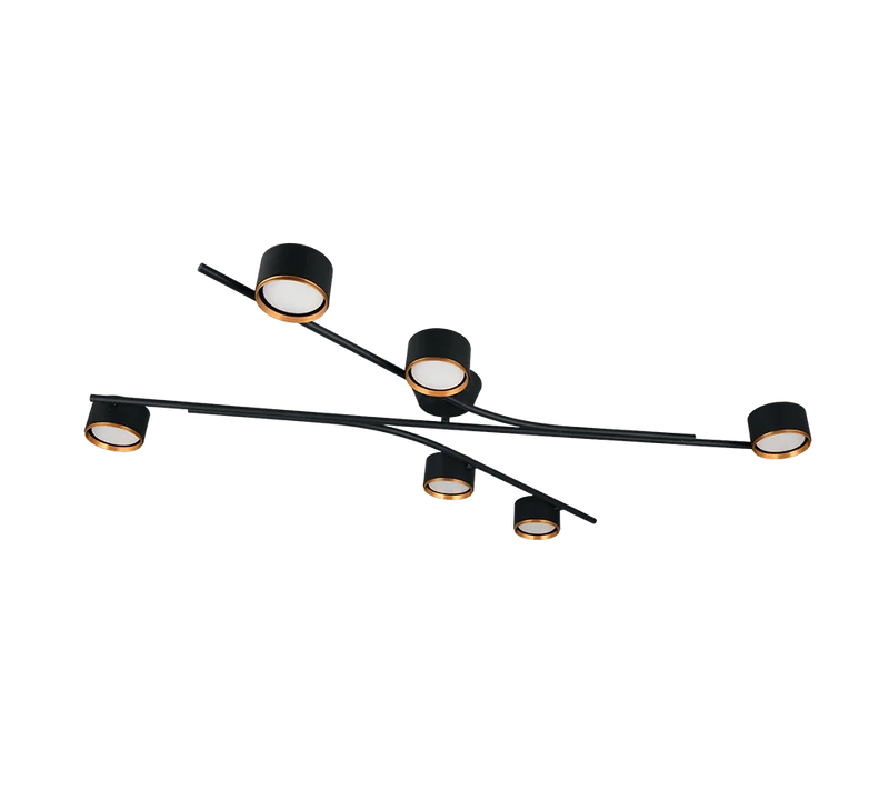 Plafonnier Led 6 Lampes