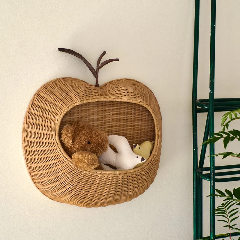 Ferm Living Apple Braided Wall Pocket
