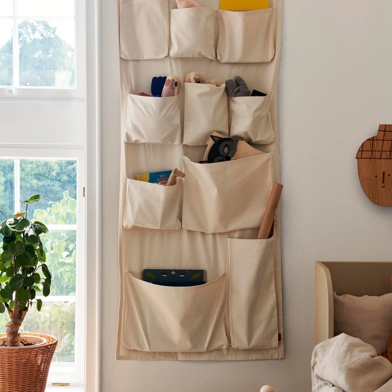 Ferm Living Canvas Wall Pockets