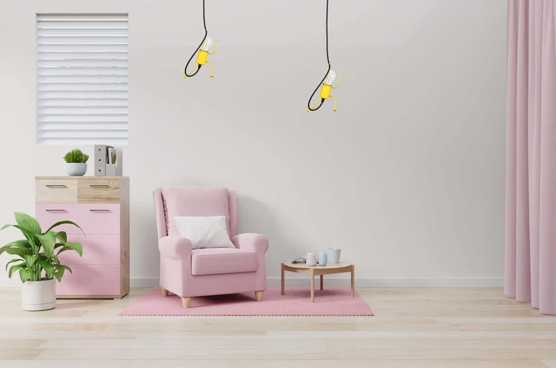 Luminaire Suspension Jaune