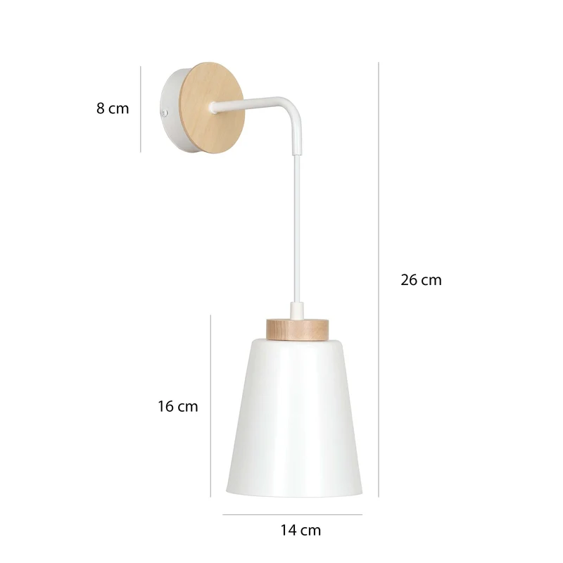 Applique Mural Bois Et Blanc