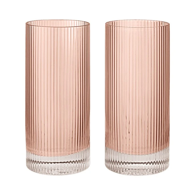 Ferm Living Ripple Highball Glasses - Set of 2