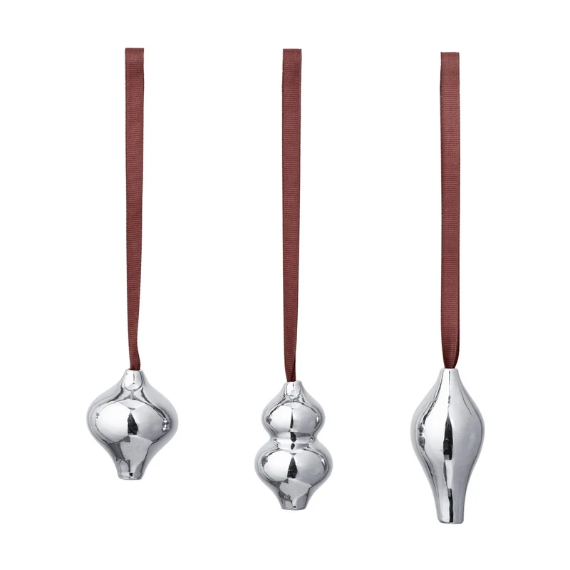 Ferm Living Komo Ornaments - Set of 3