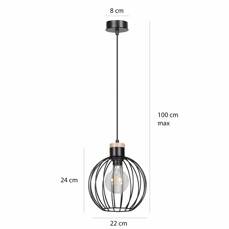 Luminaire Suspendu Style Industriel