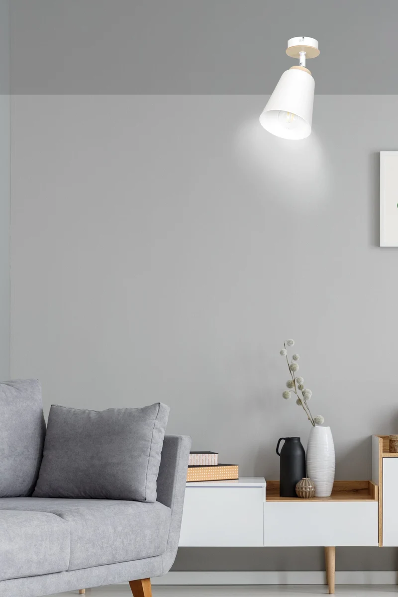 Plafonnier Scandinave Bois