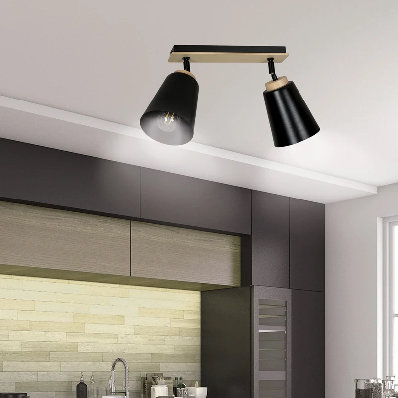 Suspension Luminaire Design Bois