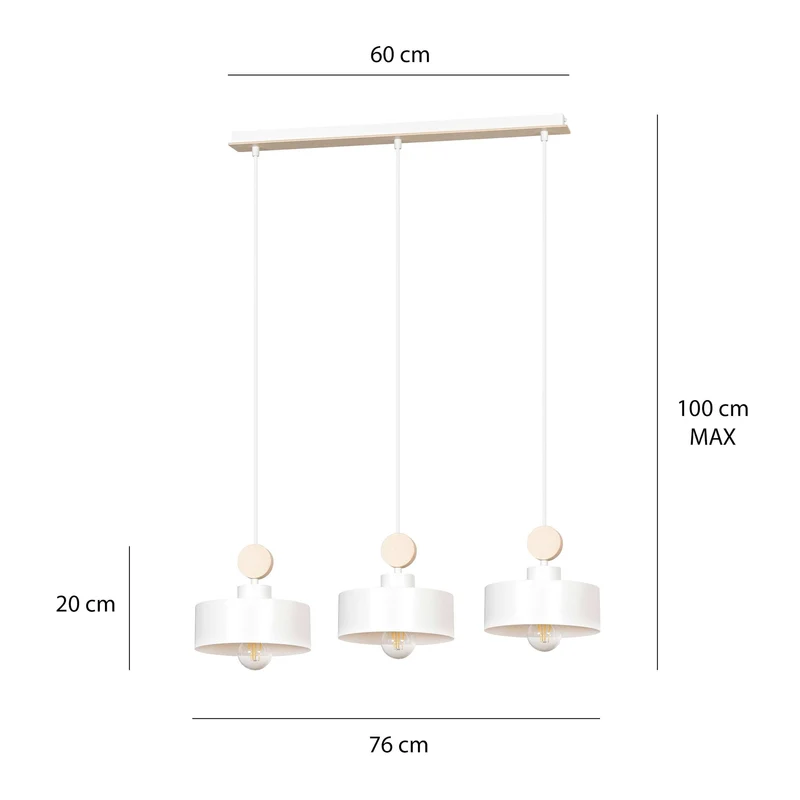 Suspension Luminaire Bois Scandinave