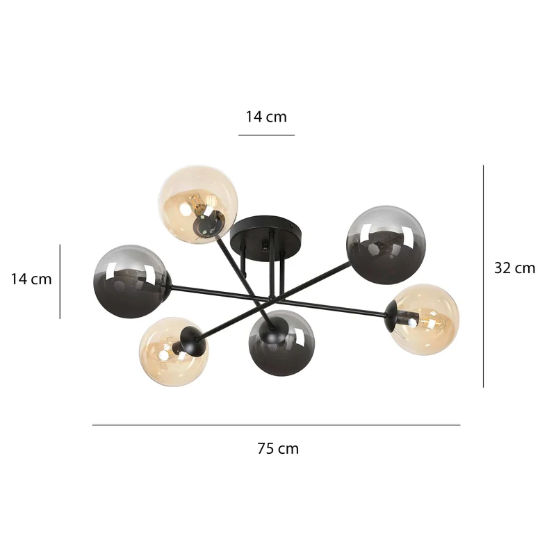Plafonnier Boule Verre