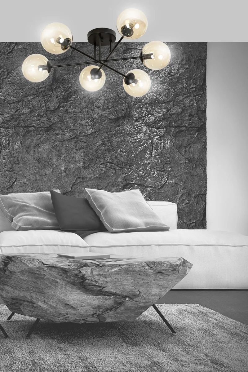 Plafonnier 6 Lampes