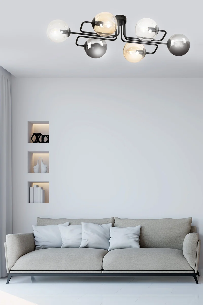 Plafonnier En Verre Moderne