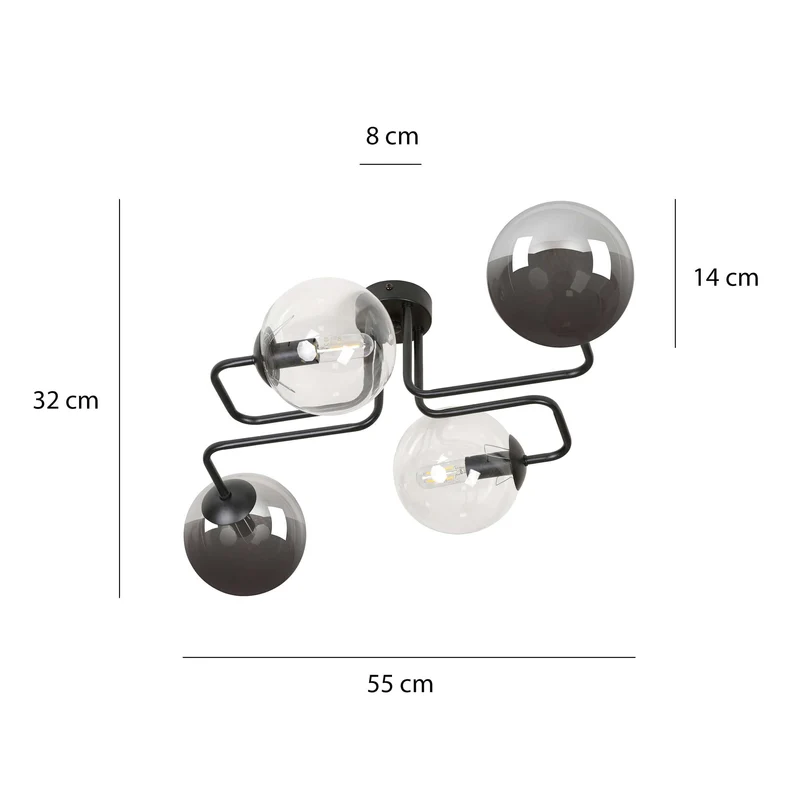 Plafonnier Globe Verre