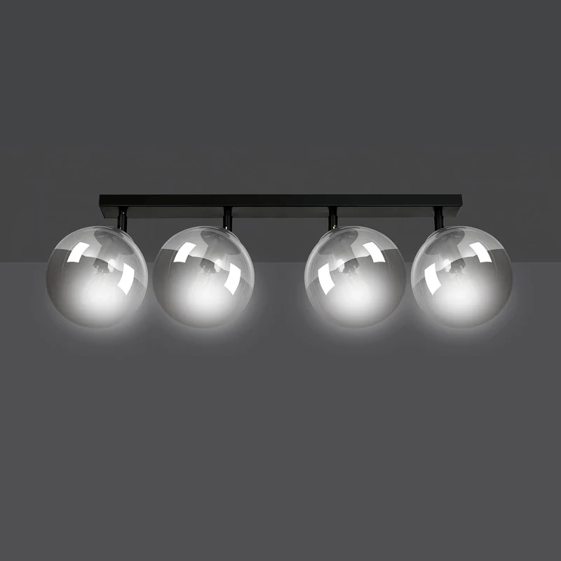 Plafonnier Boule Noir