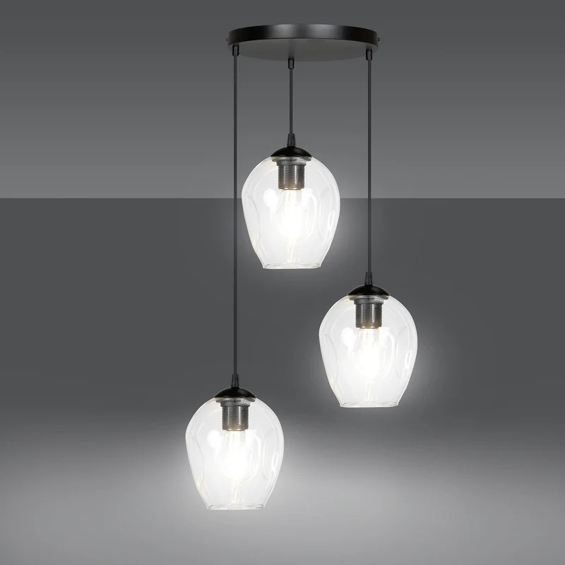 Suspension Luminaire Verre Métal