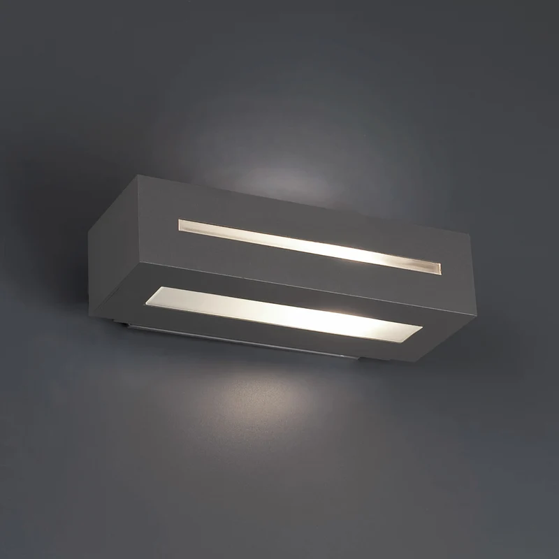 Faro West 1 Dark Grey Wall Lamp