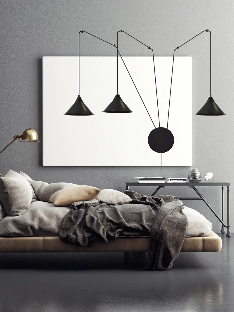 Applique Filaire Noire