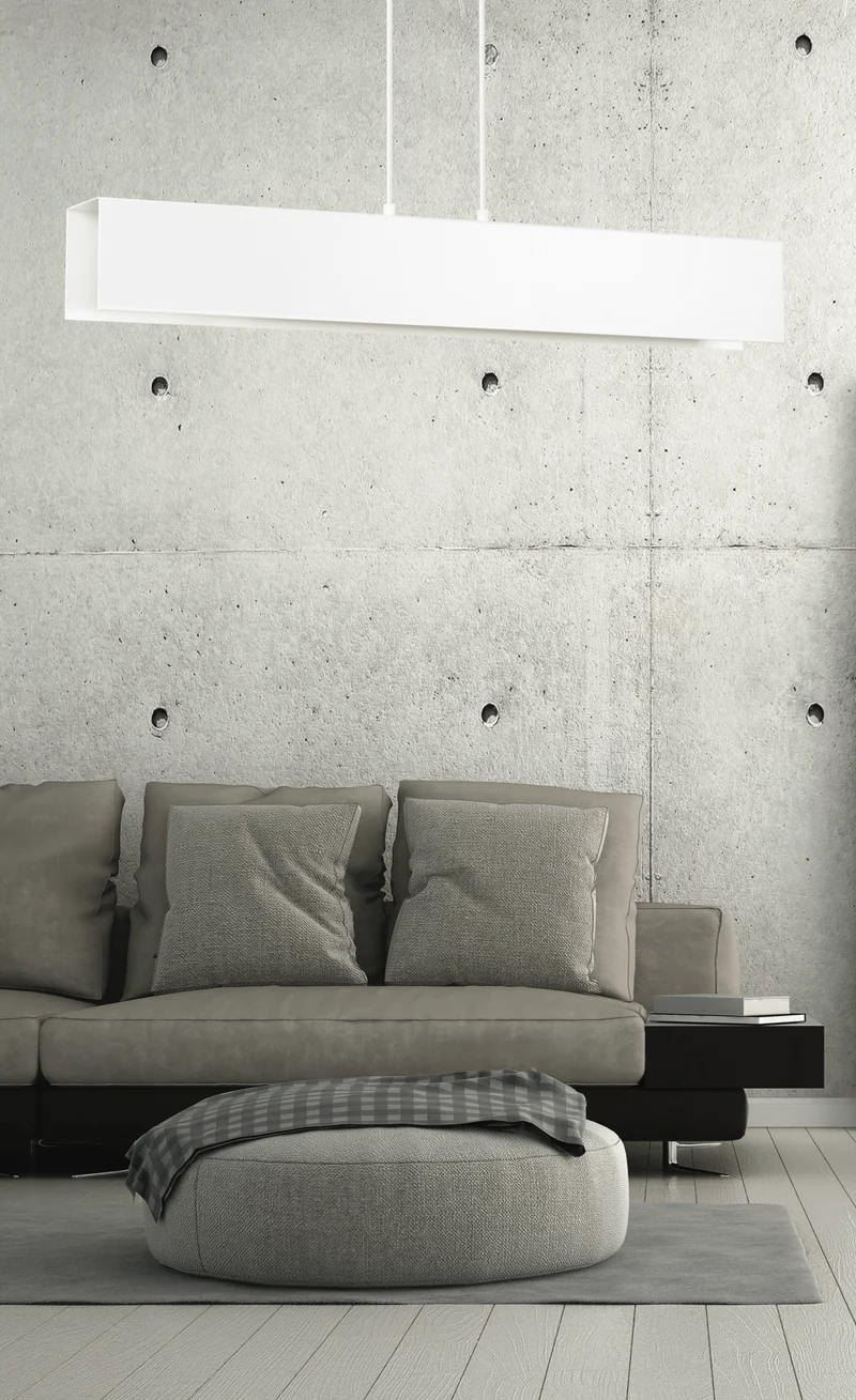 Suspension En Metal Blanc