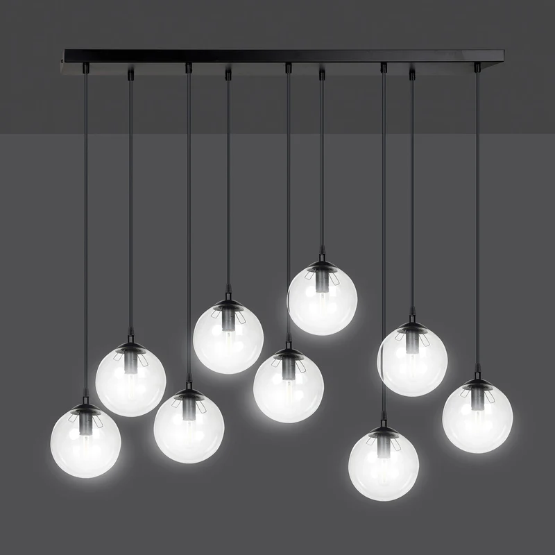 Suspension Metal Et Verre