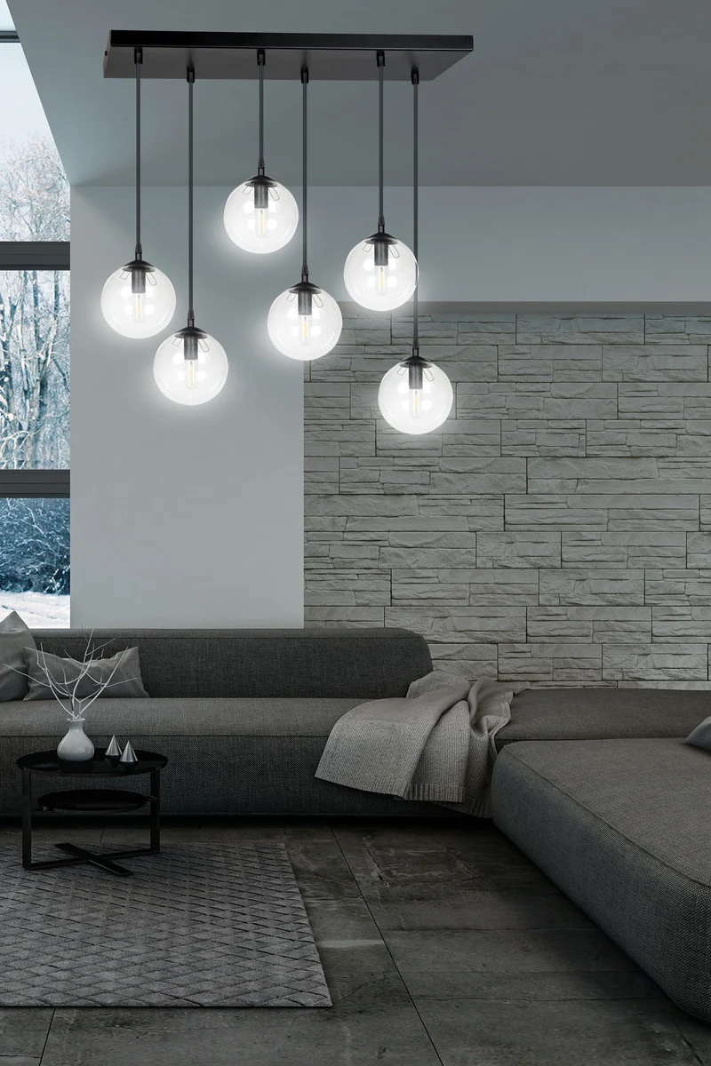 Luminaire Suspension 6 Ampoules