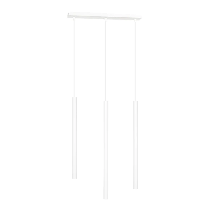 3 Suspension Filaire Blanc Cuisine
