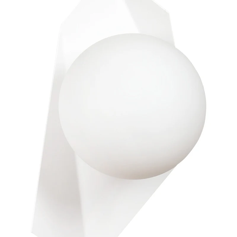 Applique Murale Boule Blanche