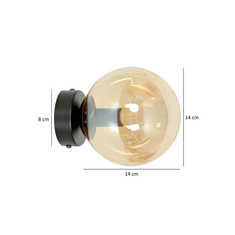 Applique Murale Boule En Verre