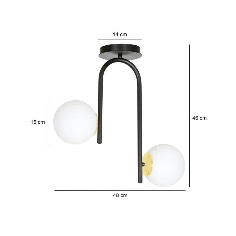 Luminaire Plafonnier Noir