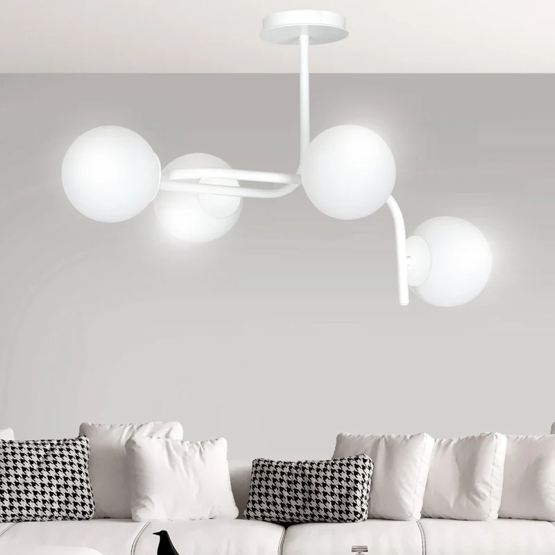 Luminaire Verre Blanc