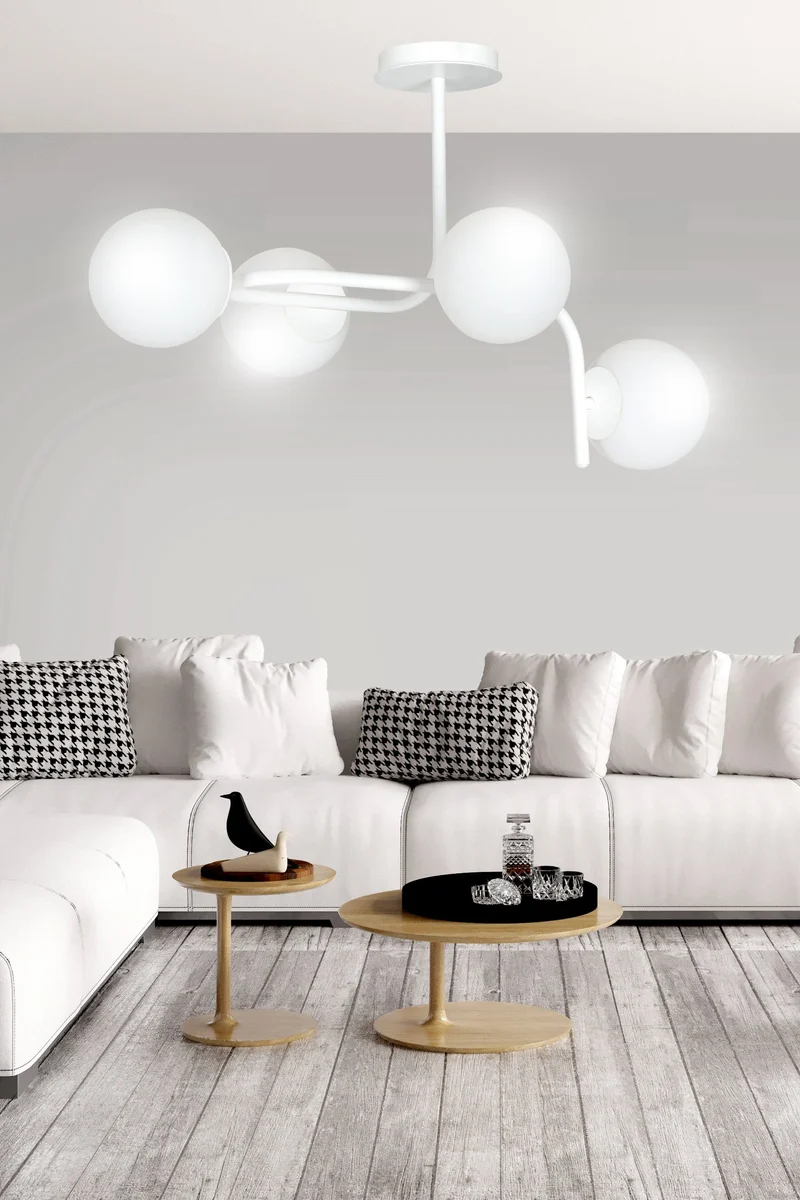 Luminaire Verre Blanc