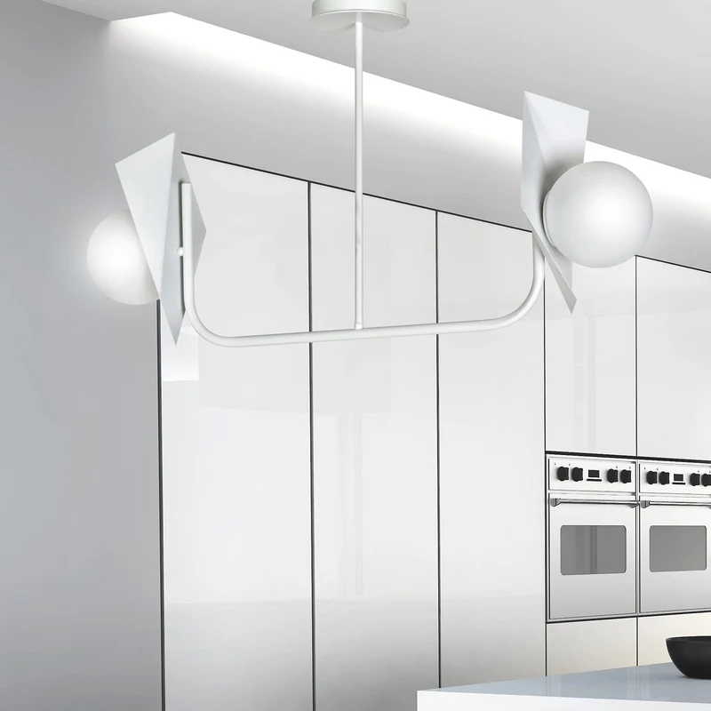 Luminaire Blanc Salon