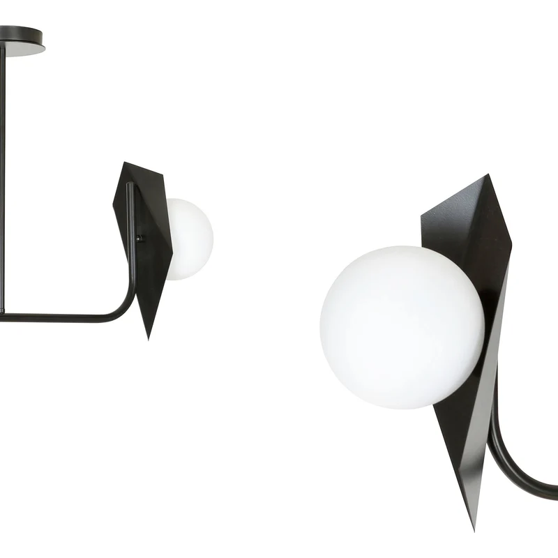 Plafonnier Noir Moderne